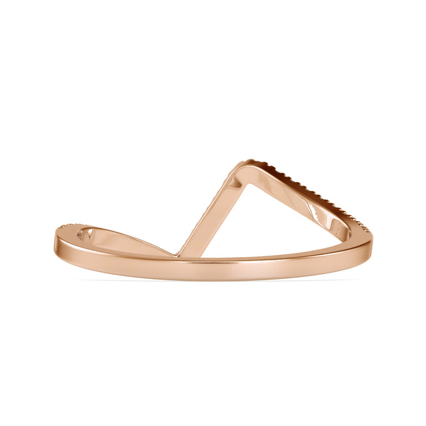 0.13 Carat Diamond 14K Rose Gold Ring - Fashion Strada