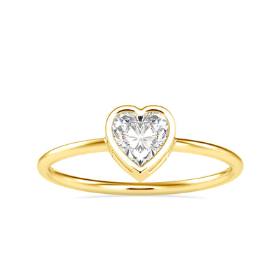 0.59 Carat Diamond 14K Yellow Gold Ring - Fashion Strada