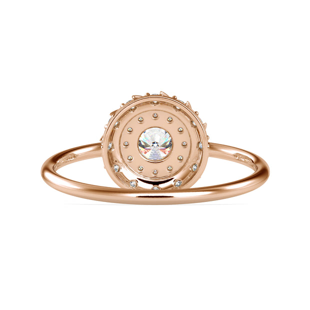 0.42 Carat Diamond 14K Rose Gold Ring - Fashion Strada