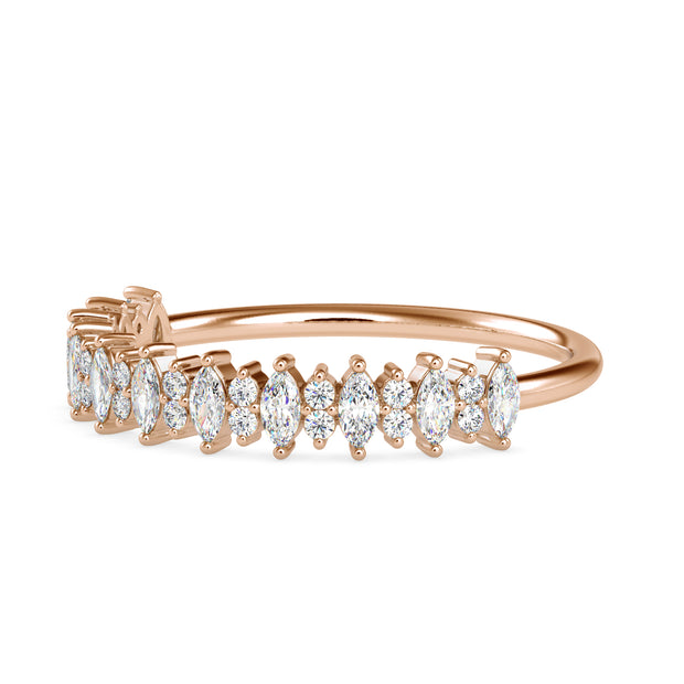 0.39 Carat Diamond 14K Rose Gold Ring - Fashion Strada