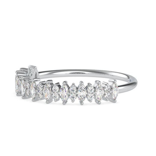 0.39 Carat Diamond 14K White Gold Ring - Fashion Strada