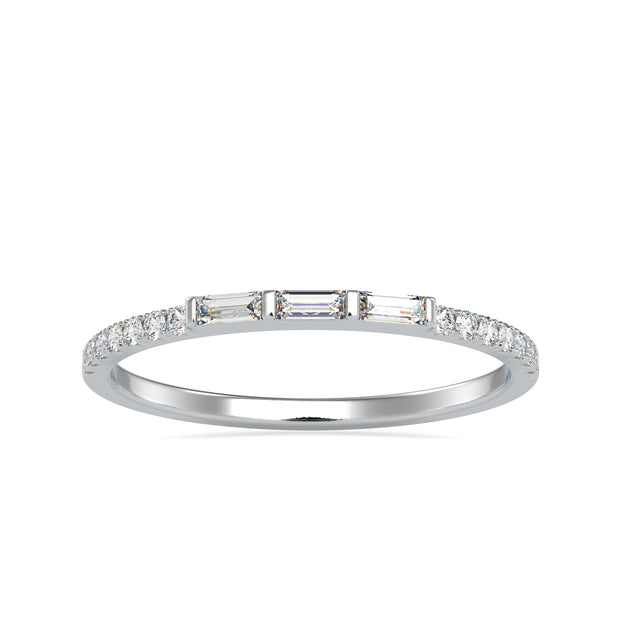 0.19 Carat Diamond 14K White Gold Ring - Fashion Strada