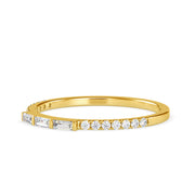 0.19 Carat Diamond 14K Yellow Gold Ring - Fashion Strada