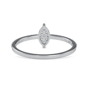 0.17 Carat Diamond 14K White Gold Ring - Fashion Strada