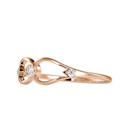 0.06 Carat Diamond 14K Rose Gold Ring - Fashion Strada