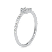 0.17 Carat Diamond 14K White Gold Ring - Fashion Strada