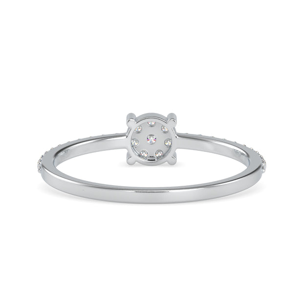 0.17 Carat Diamond 14K White Gold Ring - Fashion Strada