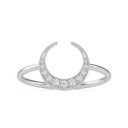 0.07 Carat Diamond 14K White Gold Ring - Fashion Strada