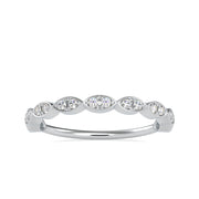 0.15 Carat Diamond 14K White Gold Ring - Fashion Strada