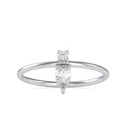 0.20 Carat Diamond 14K White Gold Ring - Fashion Strada