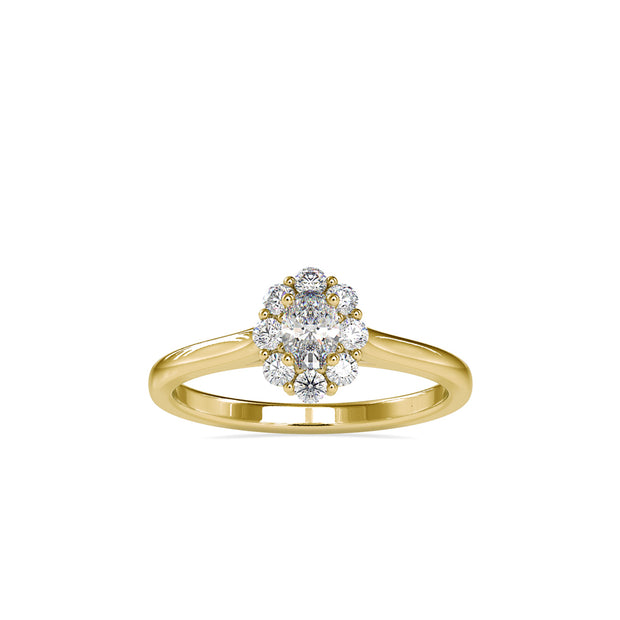 0.50 Carat Diamond 14K Yellow Gold Engagement Ring - Fashion Strada