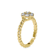 0.70 Carat Diamond 14K Yellow Gold Engagement Ring - Fashion Strada