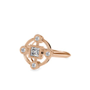 0.60 Carat Diamond 14K Rose Gold Engagement Ring - Fashion Strada