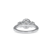 1.38 Carat Diamond 14K White Gold Engagement Ring - Fashion Strada