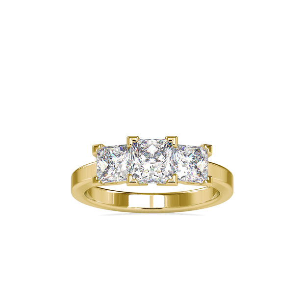 2.89 Carat Diamond 14K Yellow Gold Engagement Ring - Fashion Strada