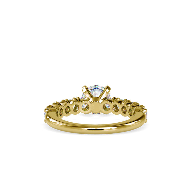 1.96 Carat Diamond 14K Yellow Gold Engagement Ring - Fashion Strada