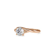 1.14 Carat Diamond 14K Rose Gold Engagement Ring - Fashion Strada