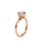 1.14 Carat Diamond 14K Rose Gold Engagement Ring - Fashion Strada