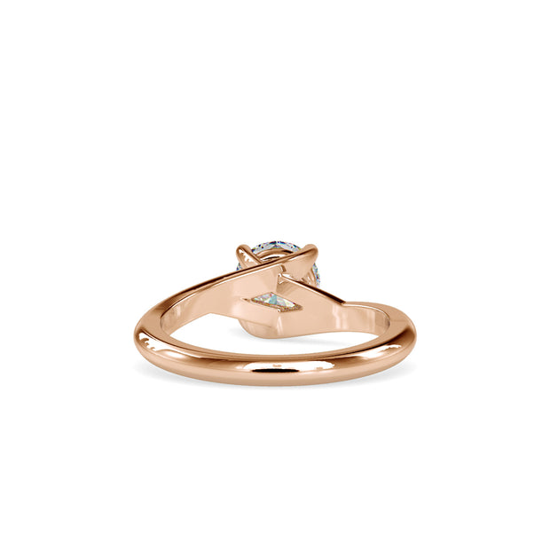 1.14 Carat Diamond 14K Rose Gold Engagement Ring - Fashion Strada