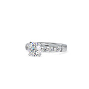 2.30 Carat Diamond 14K White Gold Engagement Ring - Fashion Strada