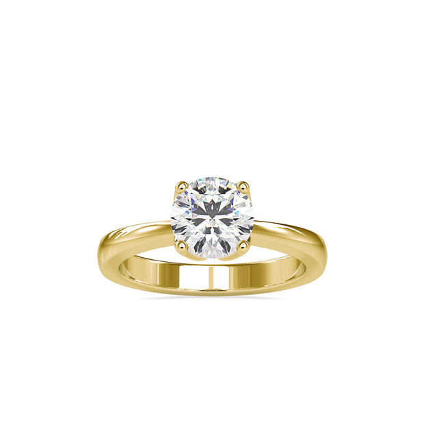 1.39 Carat Diamond 14K Yellow Gold Engagement Ring - Fashion Strada