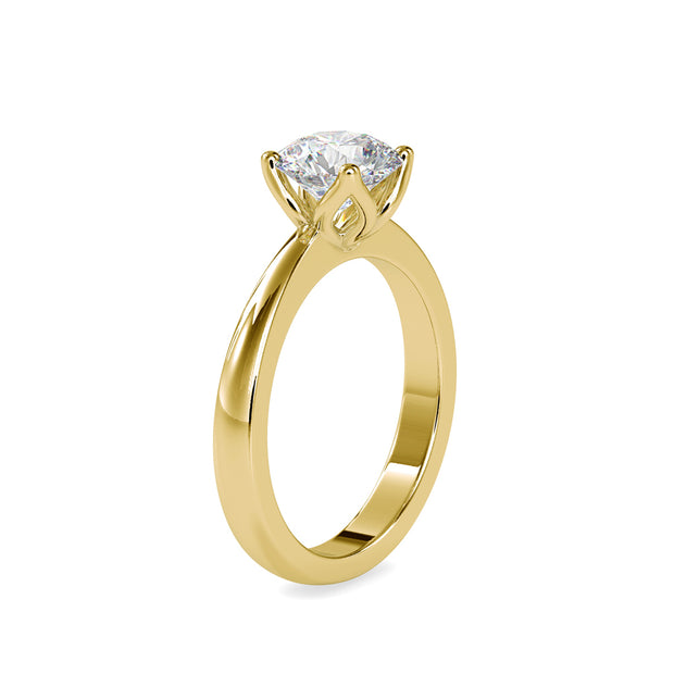 1.39 Carat Diamond 14K Yellow Gold Engagement Ring - Fashion Strada