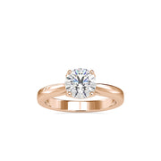 1.20 Carat Diamond 14K Rose Gold Engagement Ring - Fashion Strada