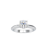 1.13 Carat Diamond 14K White Gold Engagement Ring - Fashion Strada