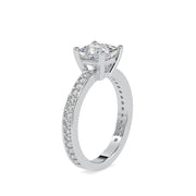 1.67 Carat Diamond 14K White Gold Engagement Ring - Fashion Strada