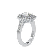 2.41 Carat Diamond 14K White Gold Engagement Ring - Fashion Strada