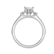 0.90 Carat Diamond 14K White Gold Engagement Ring - Fashion Strada