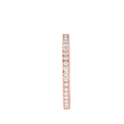 0.36 Carat Diamond 14K Rose Gold Eternity Ring - Fashion Strada