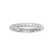 1.04 Carat Diamond 14K White Gold Eternity Ring - Fashion Strada