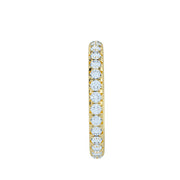 1.04 Carat Diamond 14K Yellow Gold Eternity Ring - Fashion Strada