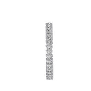 1.11 Carat Diamond 14K White Gold Eternity Ring - Fashion Strada