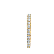 1.12 Carat Diamond 14K Yellow Gold Eternity Ring - Fashion Strada