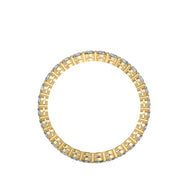 1.12 Carat Diamond 14K Yellow Gold Eternity Ring - Fashion Strada