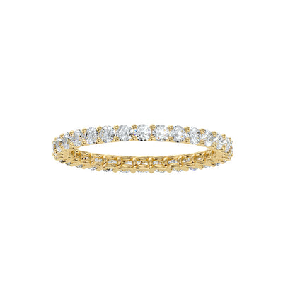 1.04 Carat Diamond 14K Yellow Gold Eternity Ring - Fashion Strada