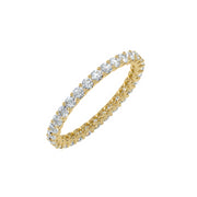 1.04 Carat Diamond 14K Yellow Gold Eternity Ring - Fashion Strada