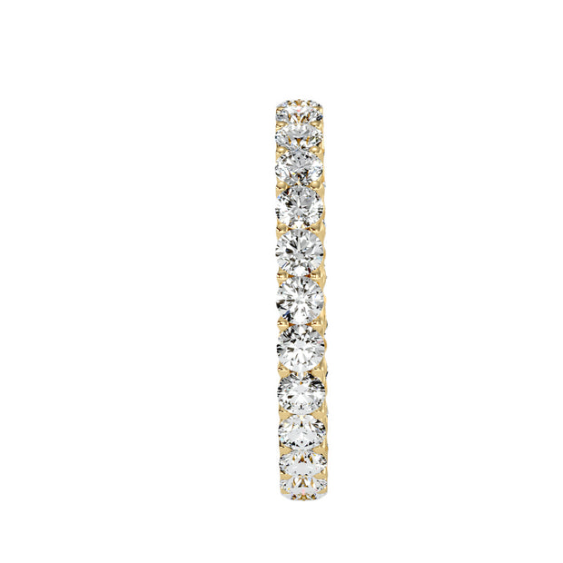 2.28 Carat Diamond 14K Yellow Gold Eternity Ring - Fashion Strada