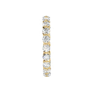 2.03 Carat Diamond 14K Yellow Gold Eternity Ring - Fashion Strada