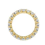 2.03 Carat Diamond 14K Yellow Gold Eternity Ring - Fashion Strada