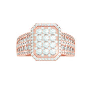 1.53 Carat Diamond 14K Rose Gold Engagement Ring - Fashion Strada