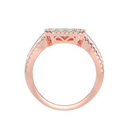 1.53 Carat Diamond 14K Rose Gold Engagement Ring - Fashion Strada