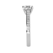 1.26 Carat Diamond 14K White Gold Engagement Ring - Fashion Strada