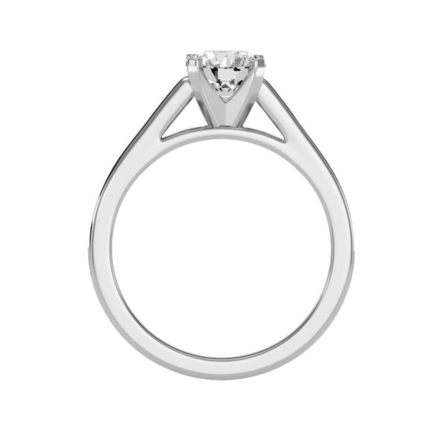 1.26 Carat Diamond 14K White Gold Engagement Ring - Fashion Strada