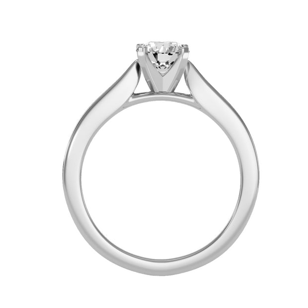 1.42 Carat Diamond 14K White Gold Engagement Ring - Fashion Strada