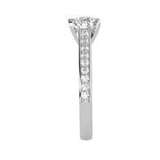 1.41 Carat Diamond 14K White Gold Engagement Ring - Fashion Strada