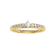 0.43 Carat Diamond 14K Yellow Gold Engagement Ring - Fashion Strada