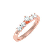 0.60 Carat Diamond 14K Rose Gold Engagement Ring - Fashion Strada